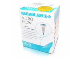 Автоматический ланцет HAEMOLANCE Plus MICRO FLOW с кнопкой 28G